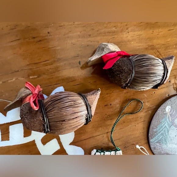 Ornament Lot (6) Vintage- Primitive- Rustic 🎄 - Picture 7 of 9